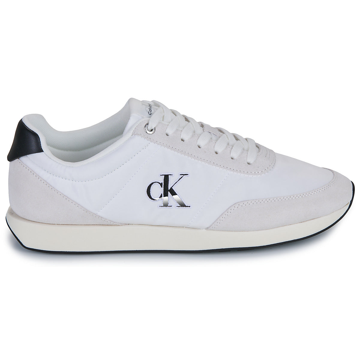 Sneakers Uomo Calvin Klein Jeans  RETRO RUNNER ESS MIX MAT  Bianco