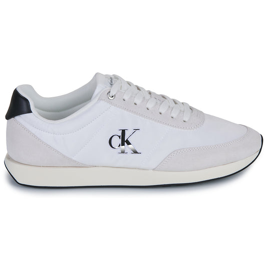 Sneakers Uomo Calvin Klein Jeans  RETRO RUNNER ESS MIX MAT  Bianco