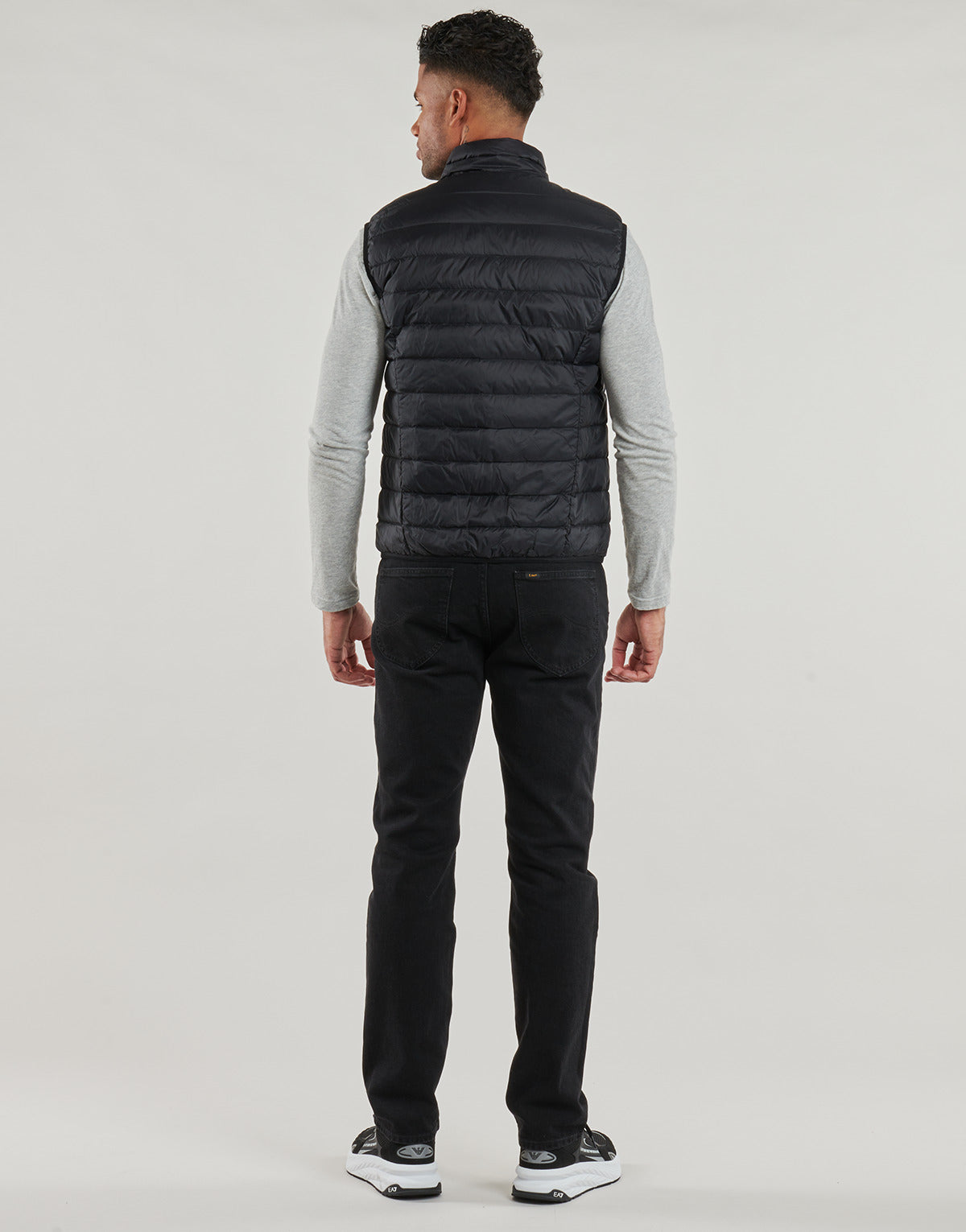 Piumino Uomo Emporio Armani EA7 TRAIN CORE ID DOWN LIGHT VEST CC 8NPQ06 Nero