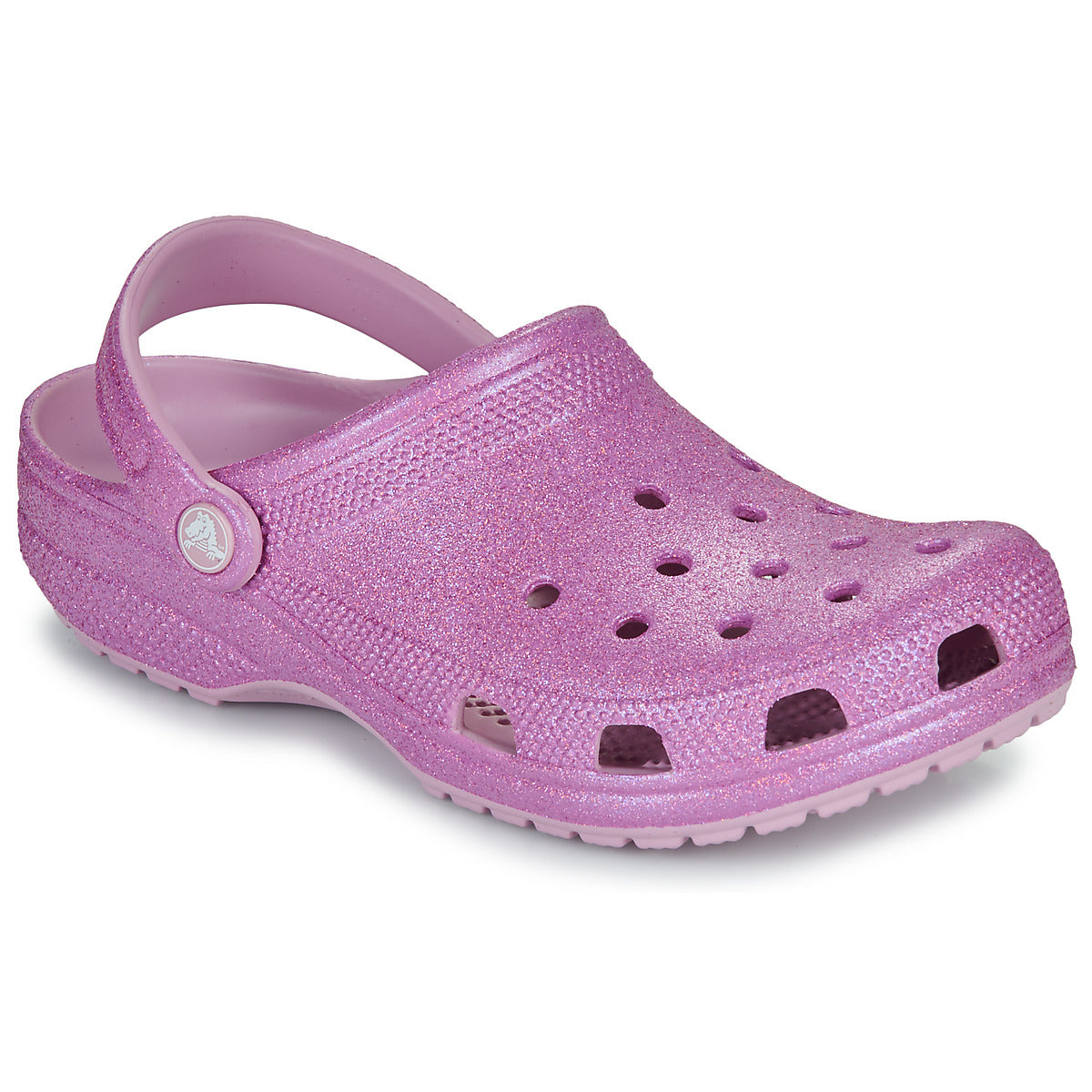 Scarpe Donna Crocs Classic Iridescent Glitter Cg Viola