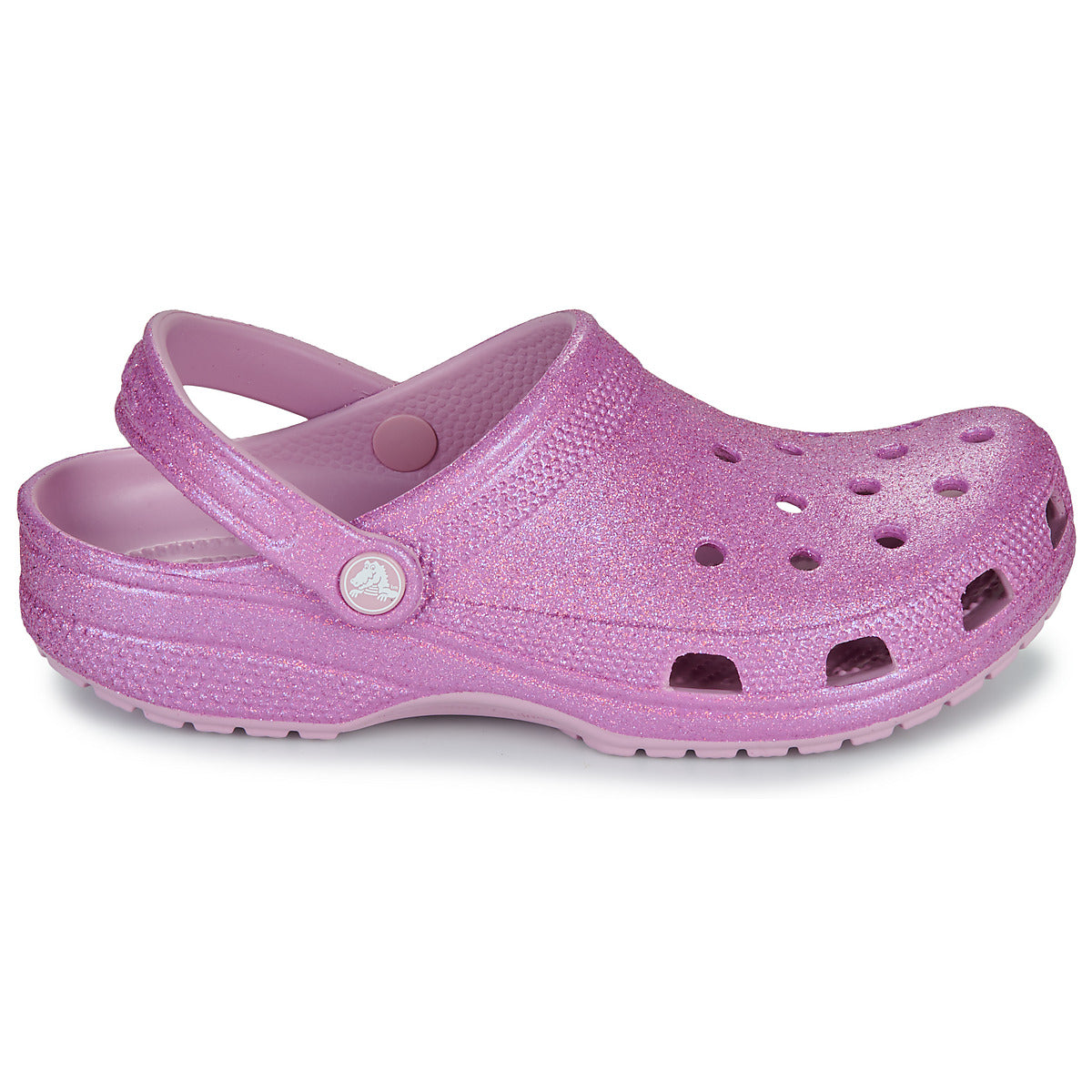 Scarpe Donna Crocs Classic Iridescent Glitter Cg Viola