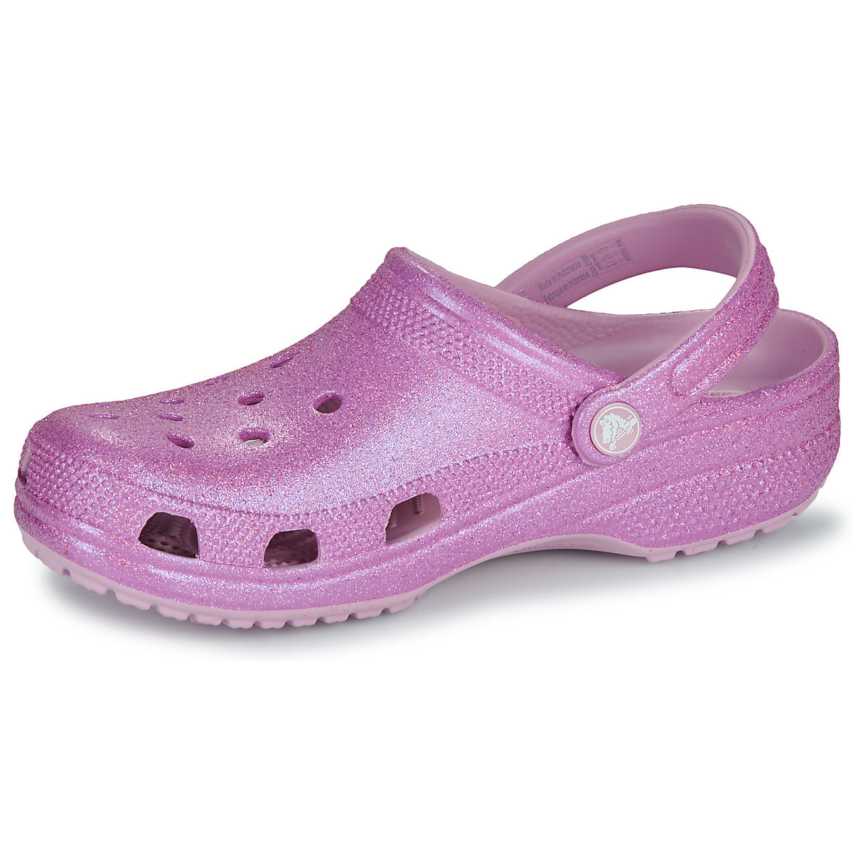 Scarpe Donna Crocs Classic Iridescent Glitter Cg Viola