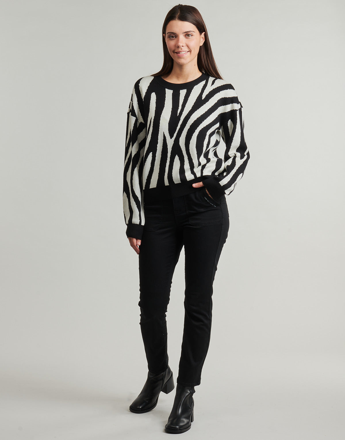 Jeans Flare Donna Les Petites Bombes  INDIANA  Nero