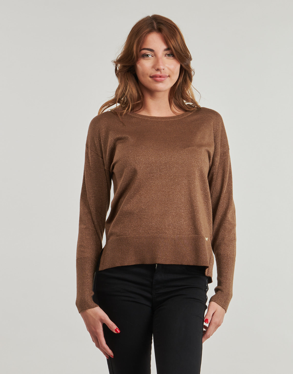 Maglione Donna Les Petites Bombes  GHALIA  Marrone