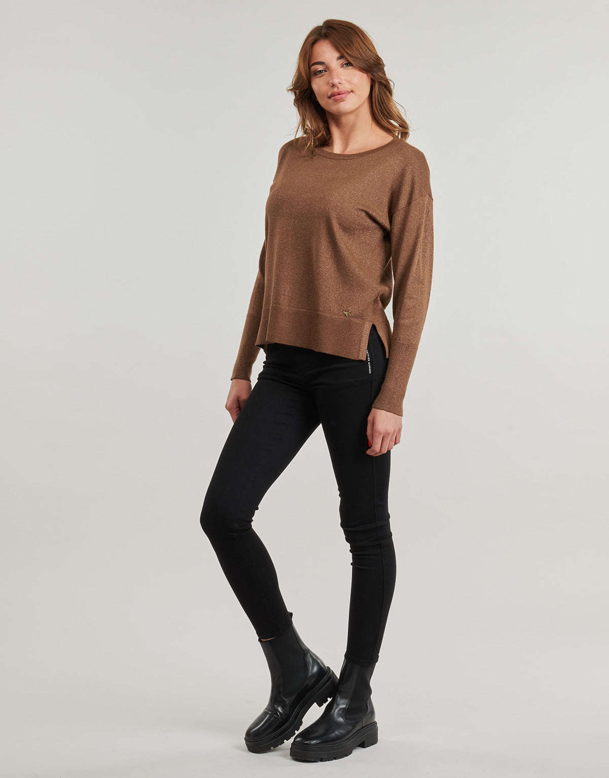 Maglione Donna Les Petites Bombes  GHALIA  Marrone