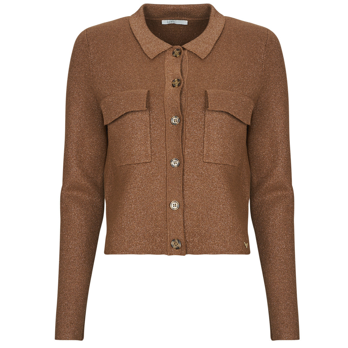 Gilet / Cardigan Donna Les Petites Bombes  JOLIANE  Marrone