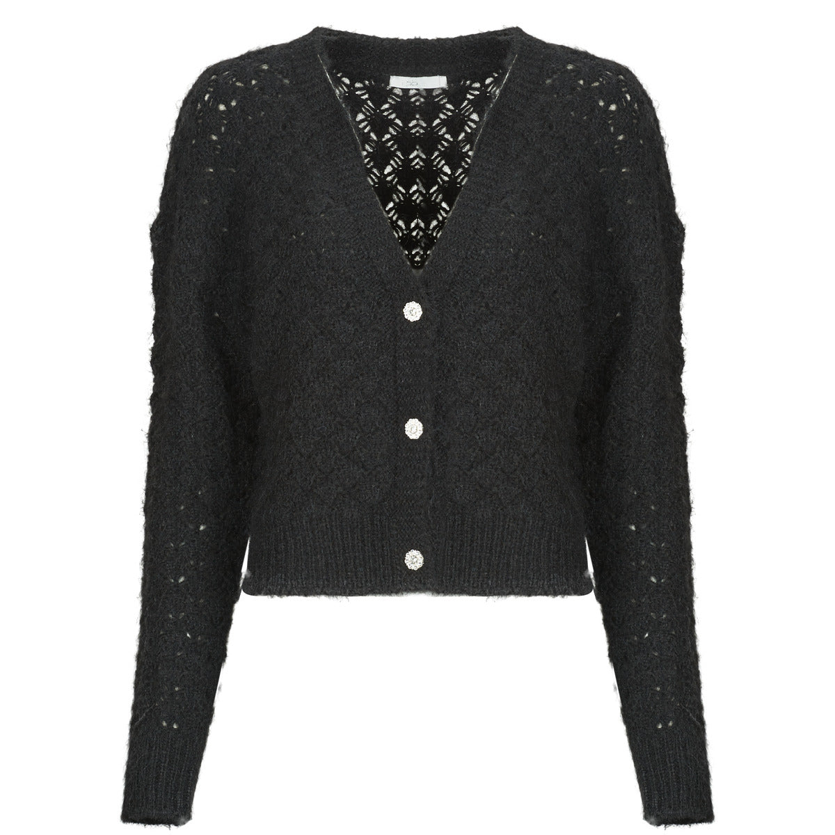 Gilet / Cardigan Donna Les Petites Bombes  MEGHAN  Nero