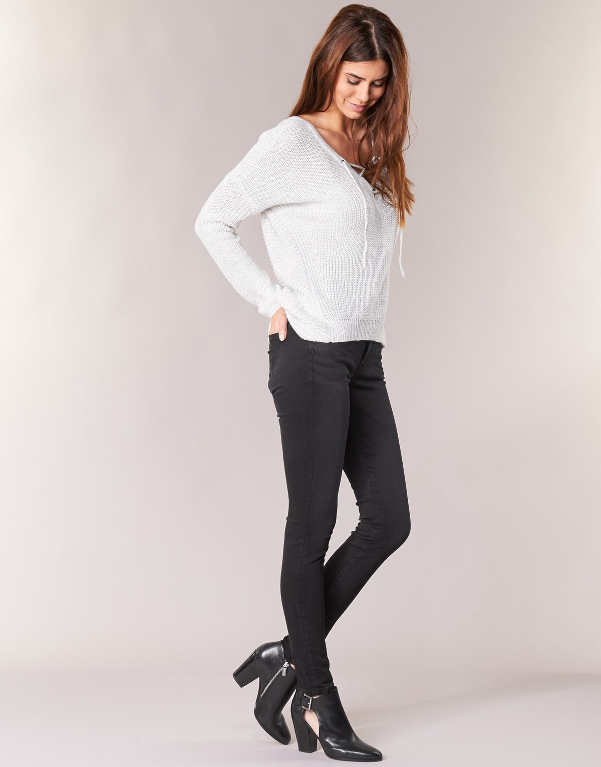 Jeans skynny Donna Pepe jeans SOHO Nero