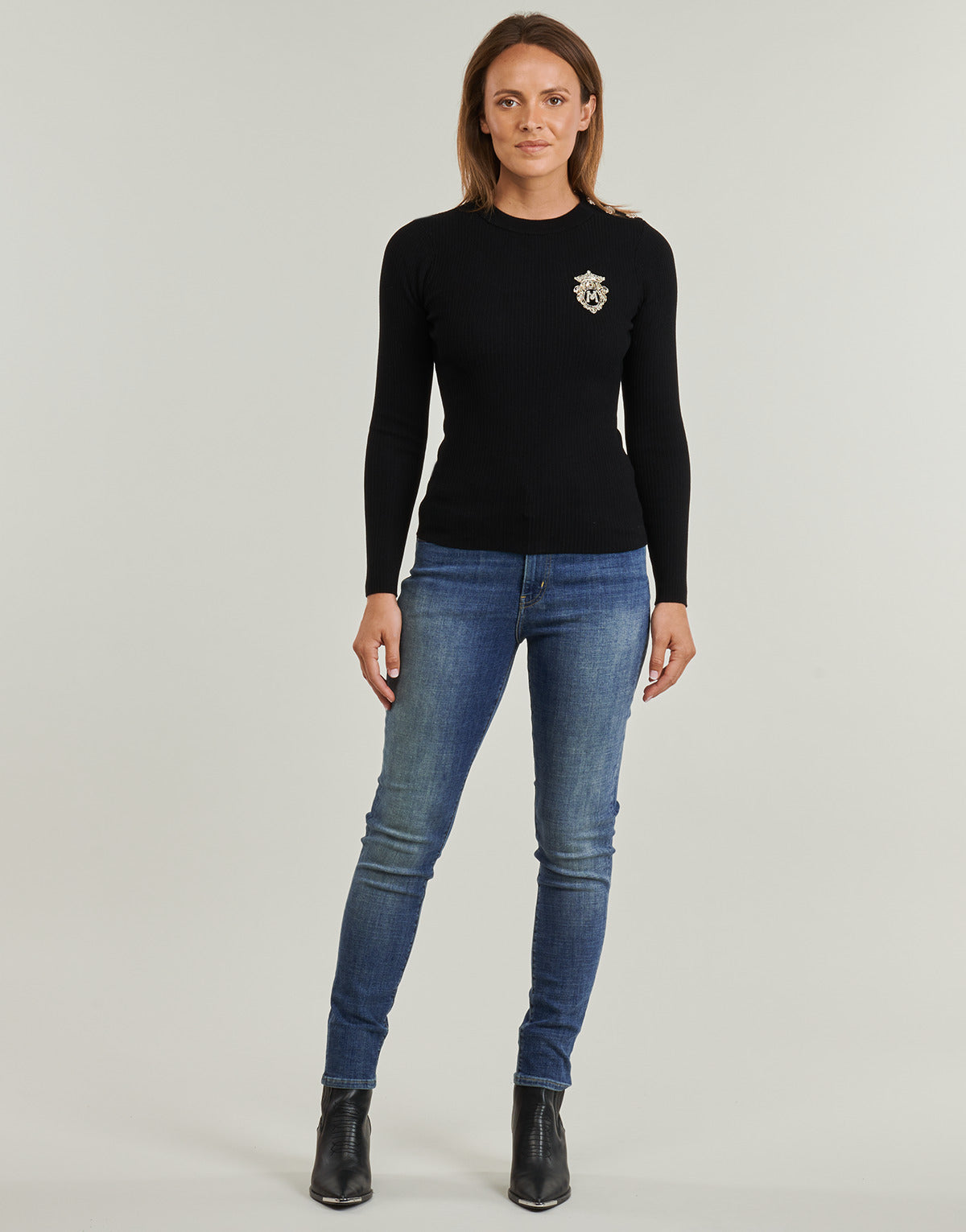 Jeans skynny Donna Levis  721 HIGH SKINNY-TORE IT UP NO DX T2  Blu