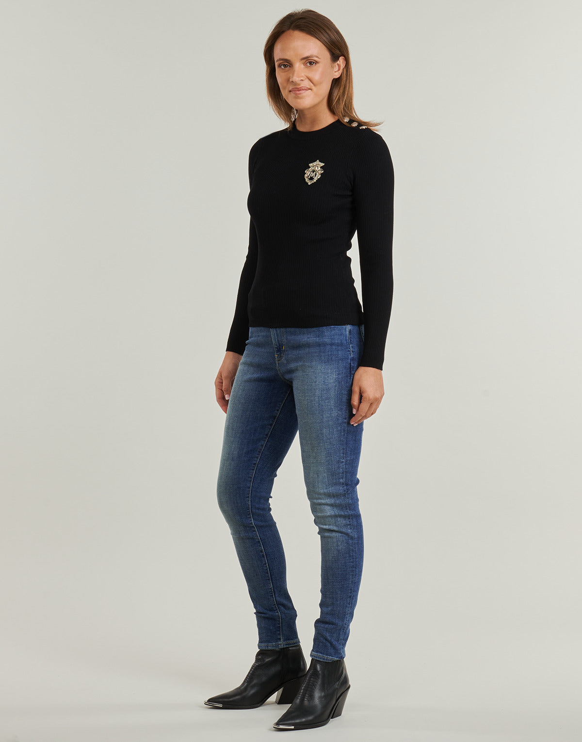 Jeans skynny Donna Levis  721 HIGH SKINNY-TORE IT UP NO DX T2  Blu