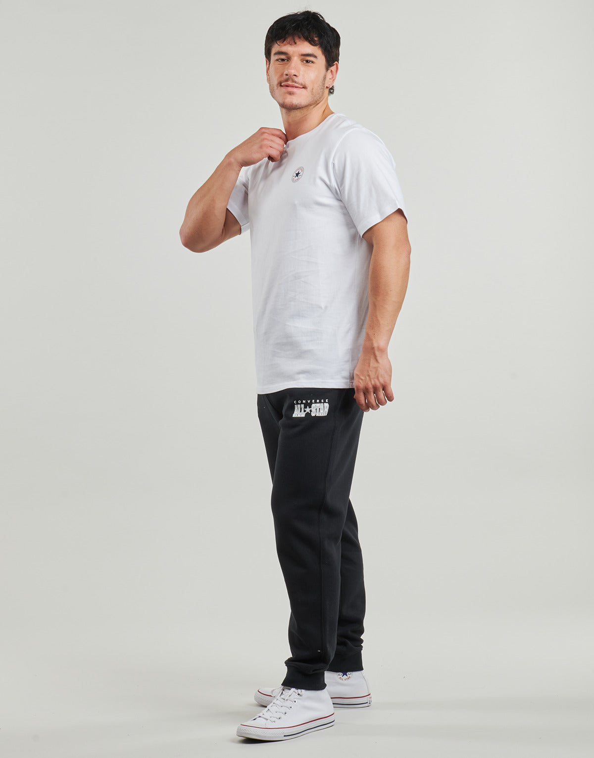 T-shirt Uomo Converse  CORE CHUCK PATCH TEE  Bianco