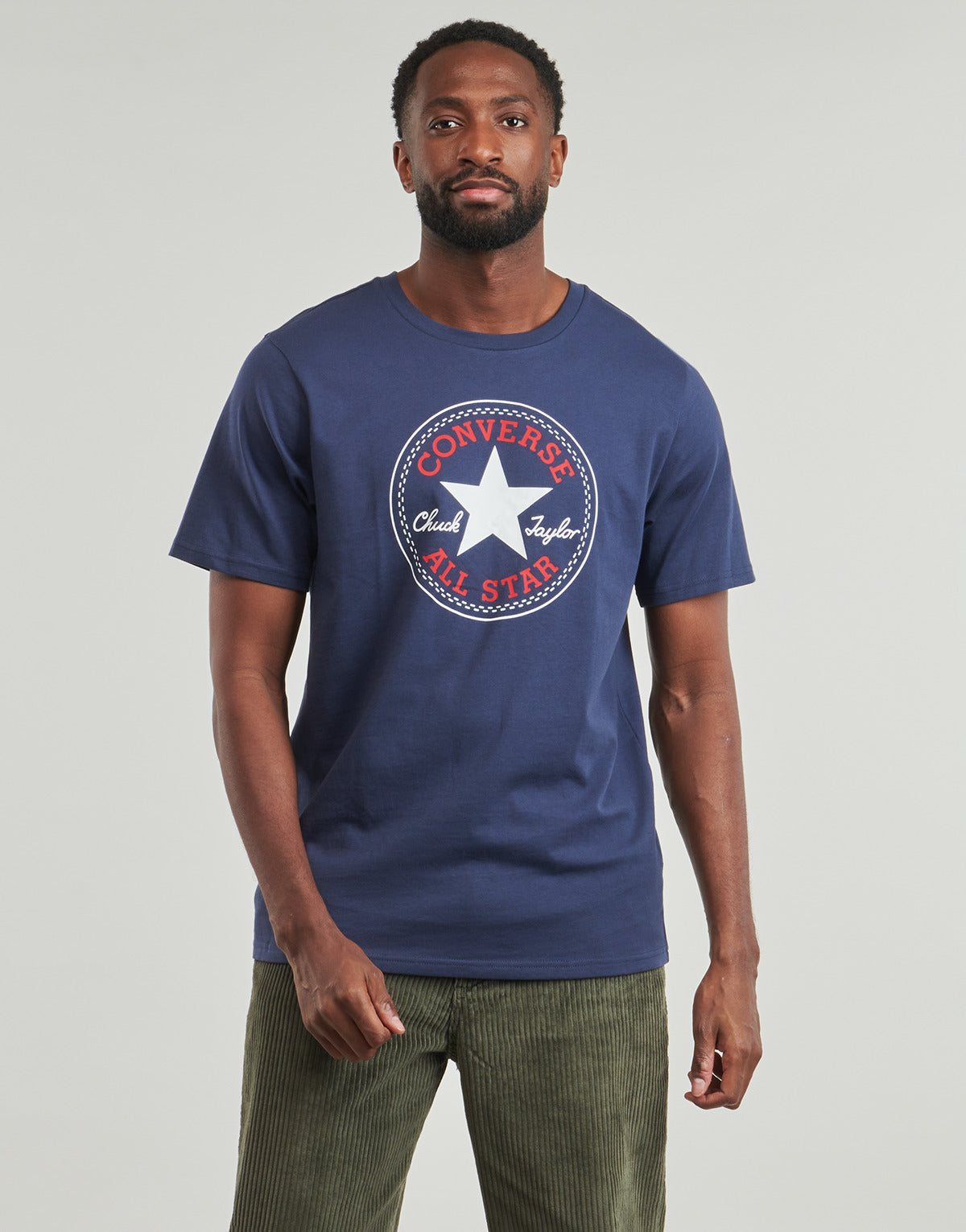 T-shirt Uomo Converse  CHUCK PATCH TEE  Blu