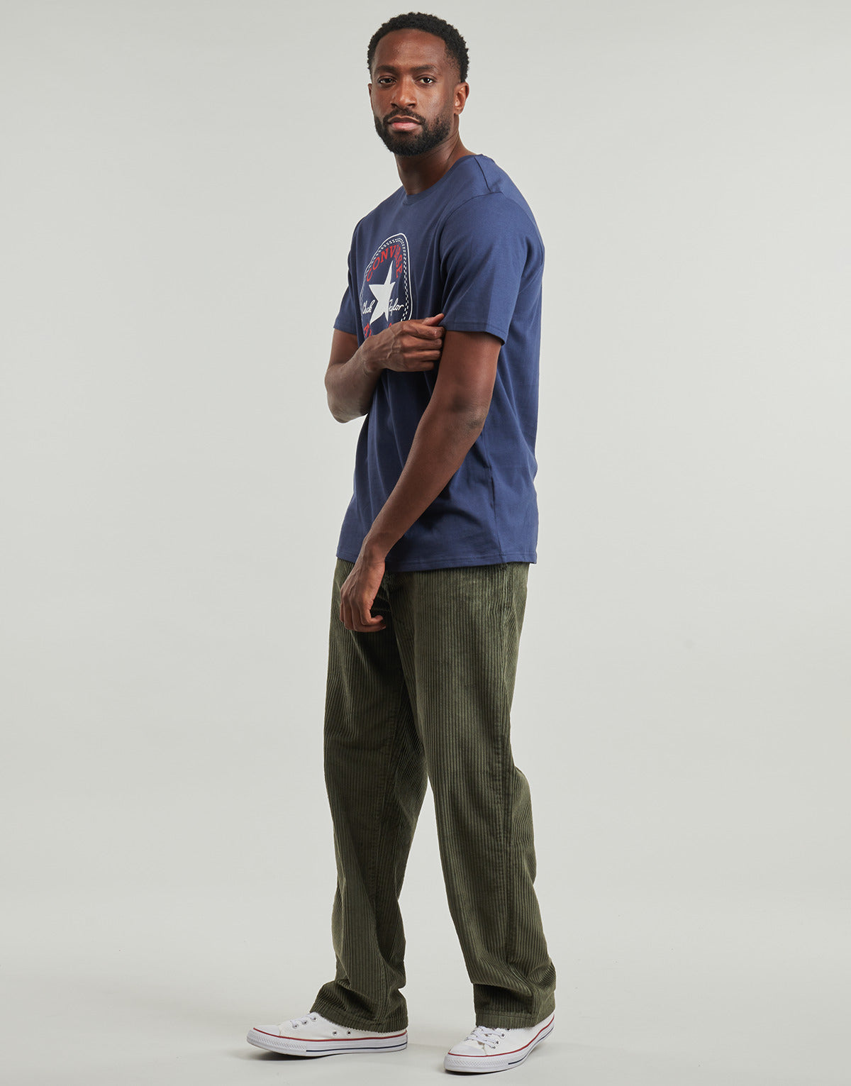 T-shirt Uomo Converse  CHUCK PATCH TEE  Blu