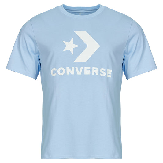 T-shirt Uomo Converse  STANDARD FIT CENTER FRONT LARGE LOGO STAR CHEVRON TEE  Blu