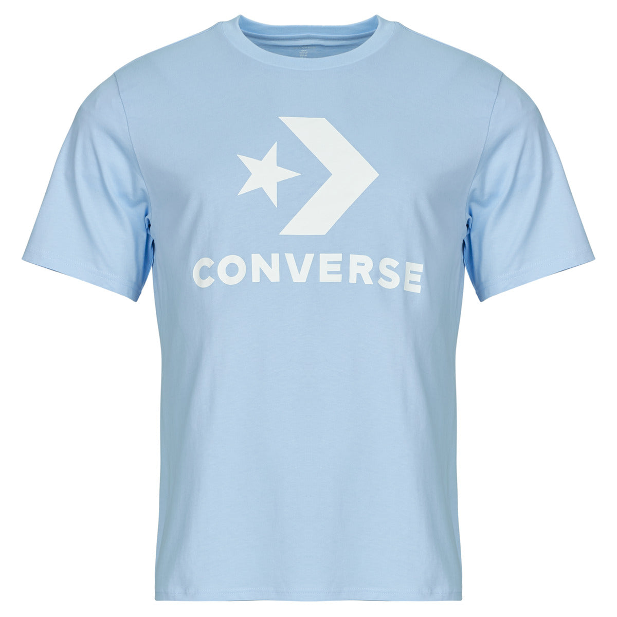 T-shirt Uomo Converse  STANDARD FIT CENTER FRONT LARGE LOGO STAR CHEVRON TEE  Blu