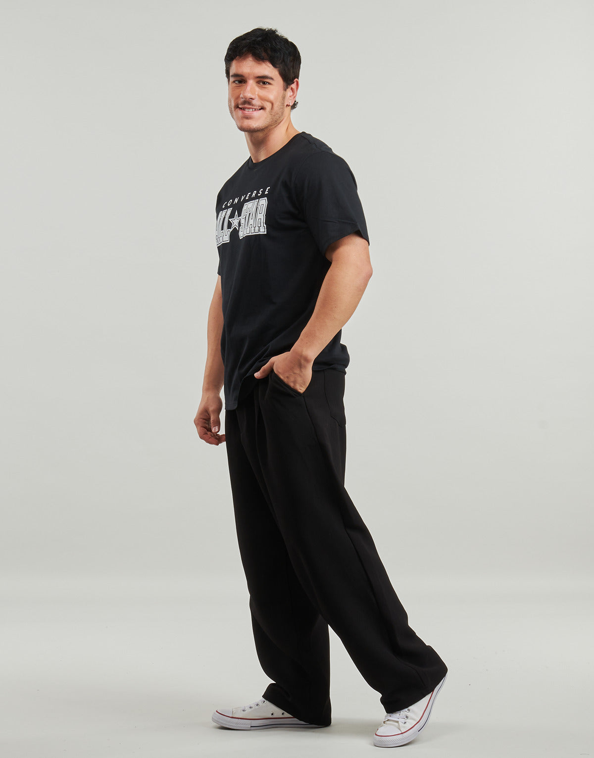 T-shirt Uomo Converse  CONVERSE ALL STAR TEE  Nero