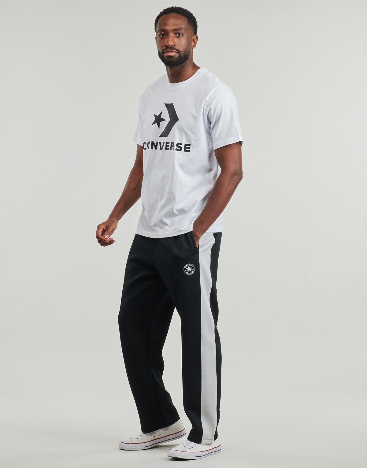 Pantaloni Sportivi Uomo Converse  RETRO CHUCK TRACK PANT  Nero