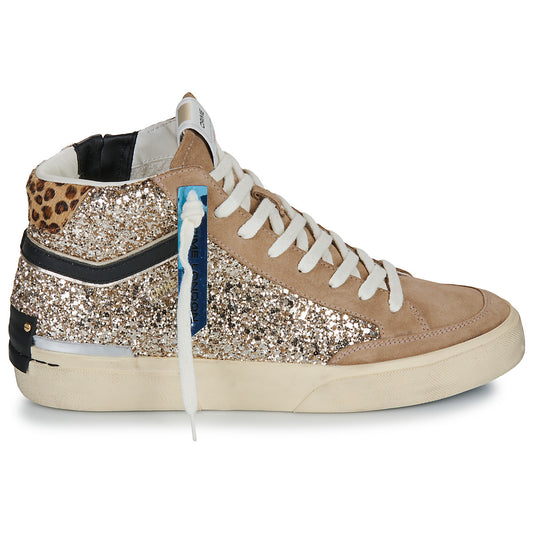Sneakers alte Donna Crime London  RECUT HIGH  Oro