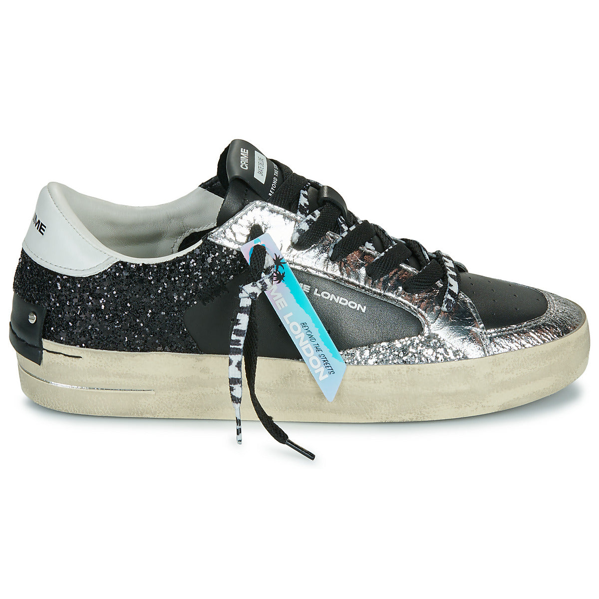 Sneakers basse Donna Crime London  SK8 DELUXE  Nero