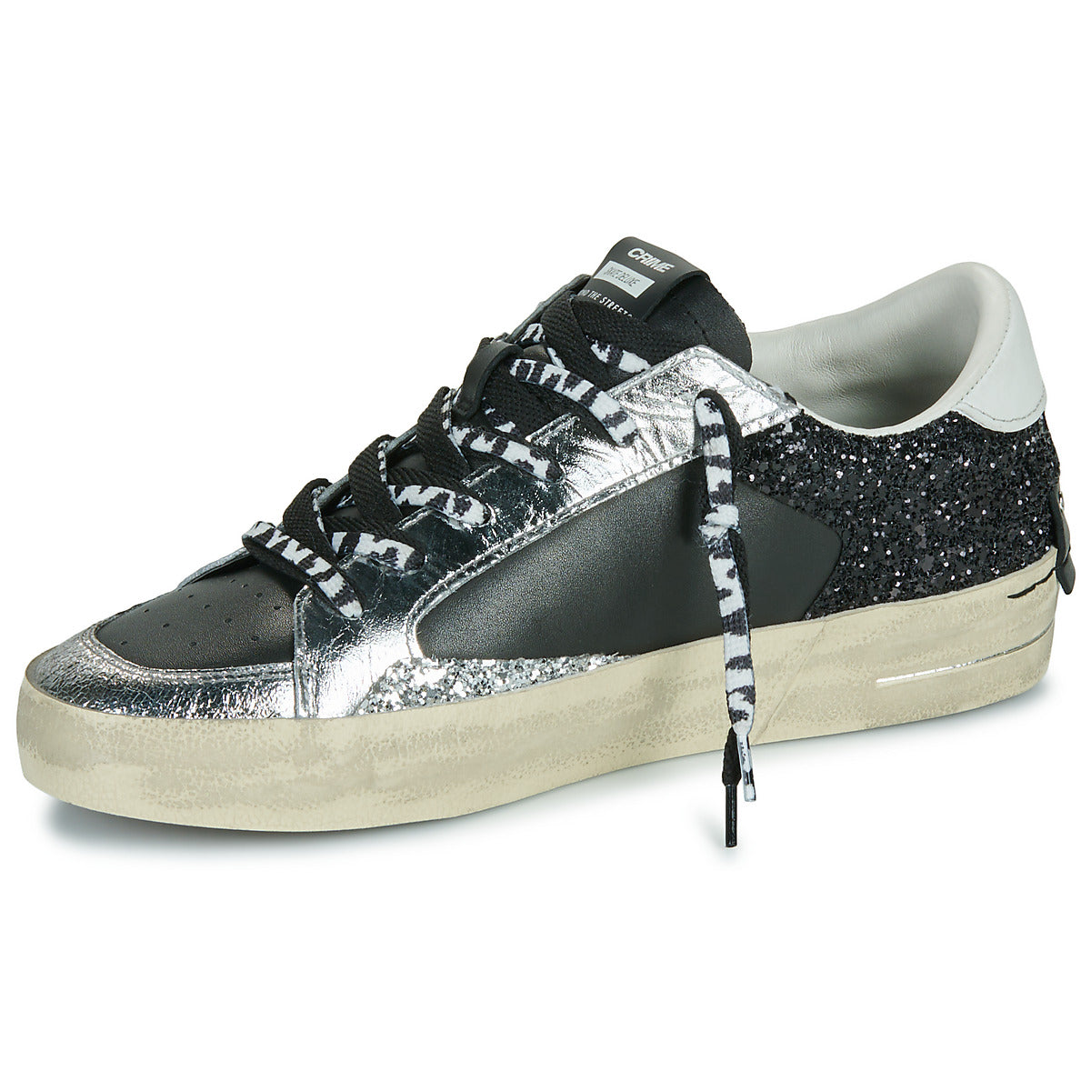 Sneakers basse Donna Crime London  SK8 DELUXE  Nero