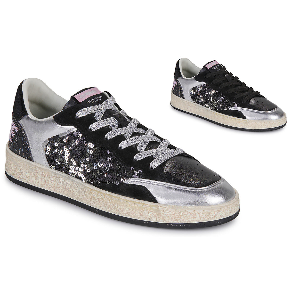 Sneakers basse Donna Crime London  CHELSEA  Nero