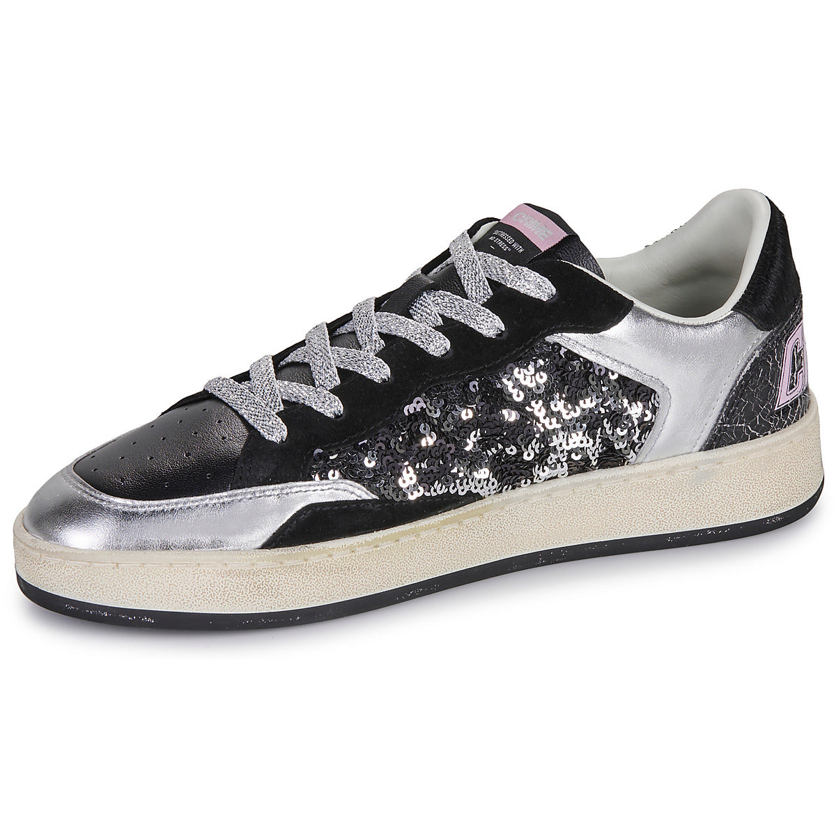 Sneakers basse Donna Crime London  CHELSEA  Nero
