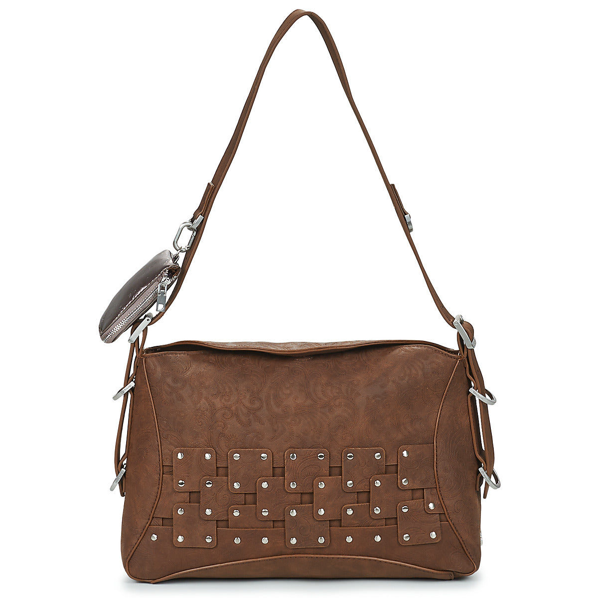 Borsa a spalla Donna Desigual  NEW PATCH 2  Marrone