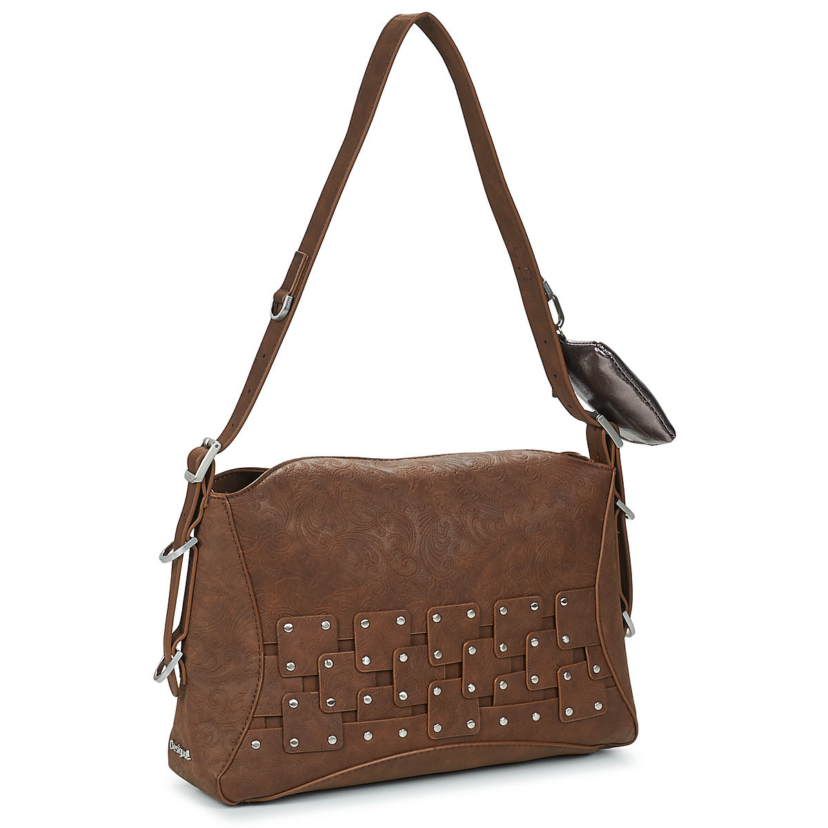 Borsa a spalla Donna Desigual  NEW PATCH 2  Marrone