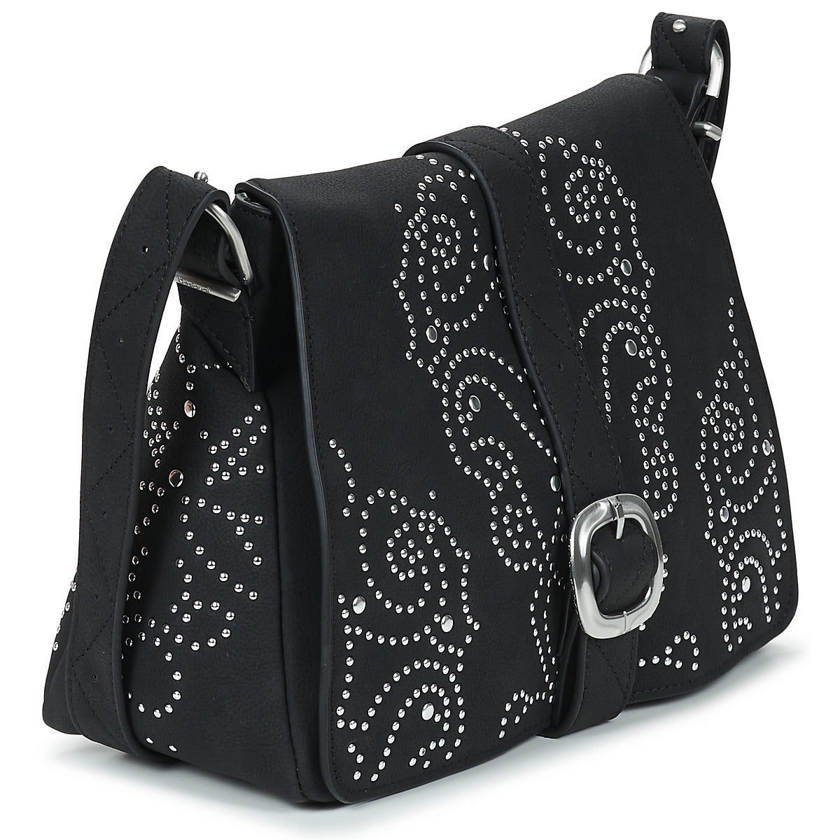 Borsa a spalla Donna Desigual  POKER FACE POSADAS MINI 2.0  Nero