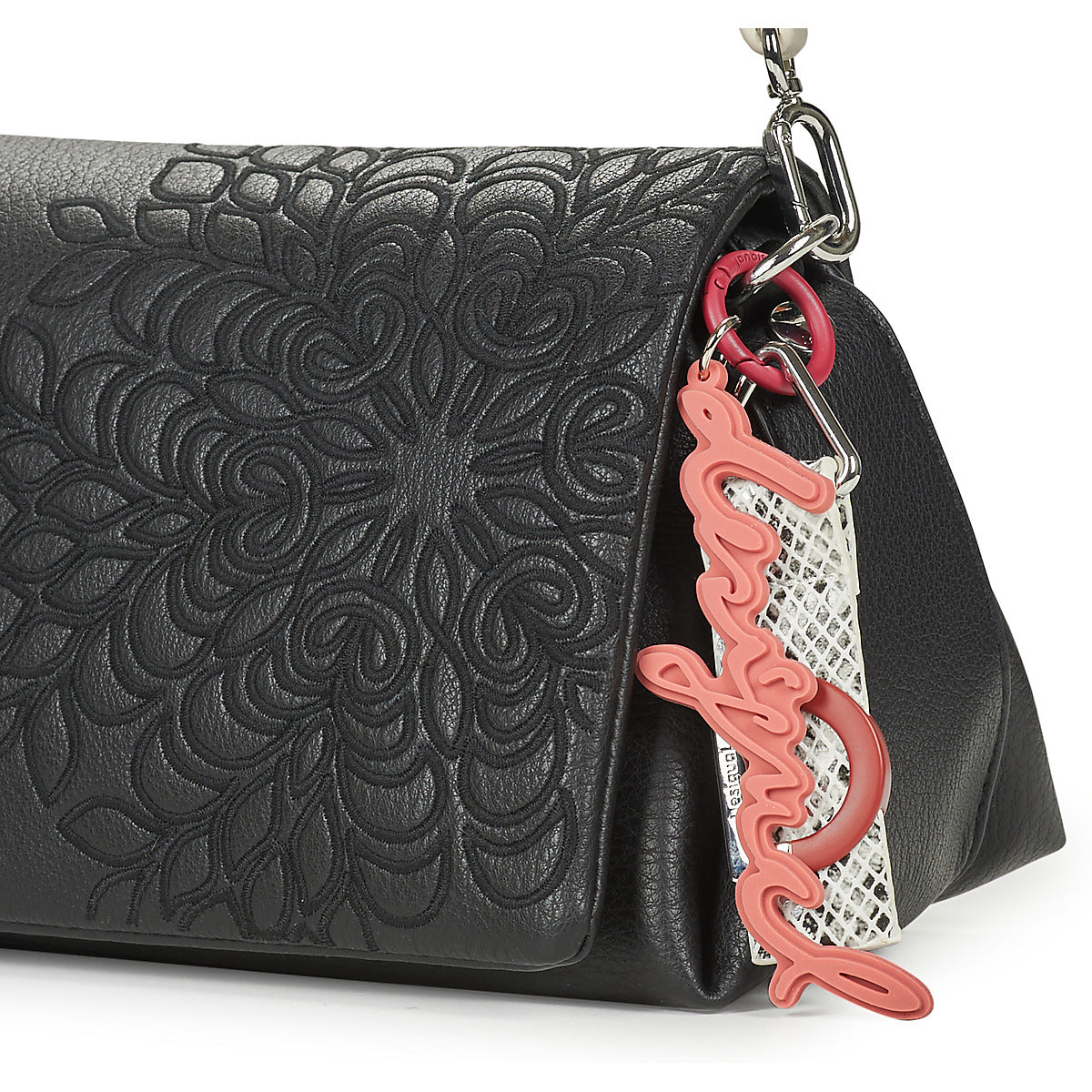 Borsa a tracolla Donna Desigual SIERRA NARON MEDIUM FLAP Nero