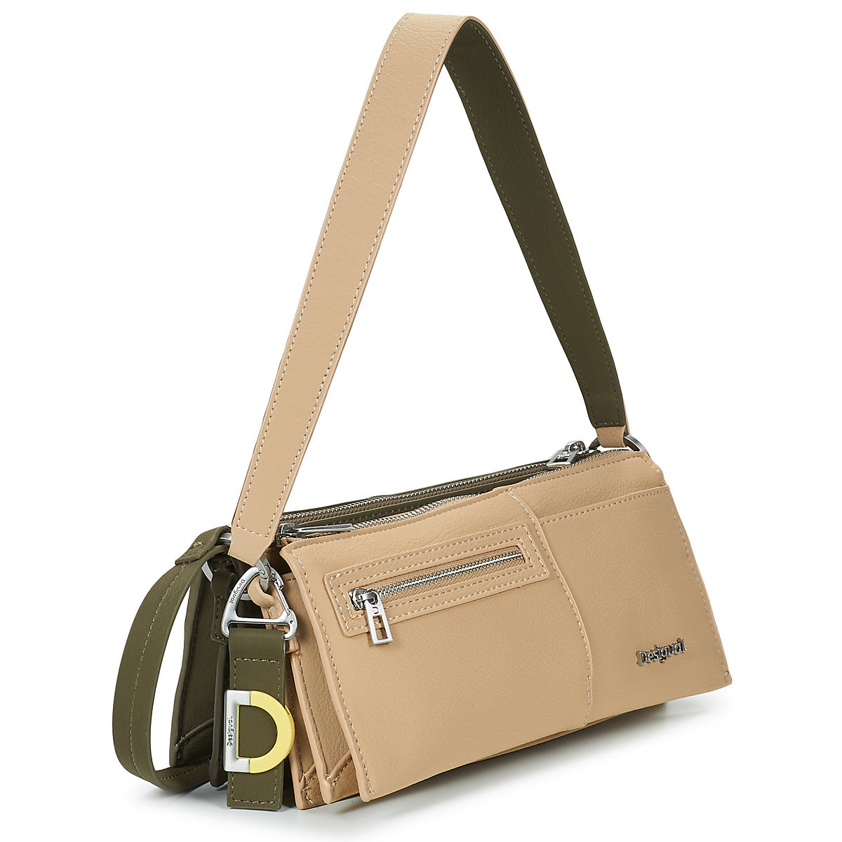 Borsa a spalla Donna Desigual  DELTA NOVA  Beige