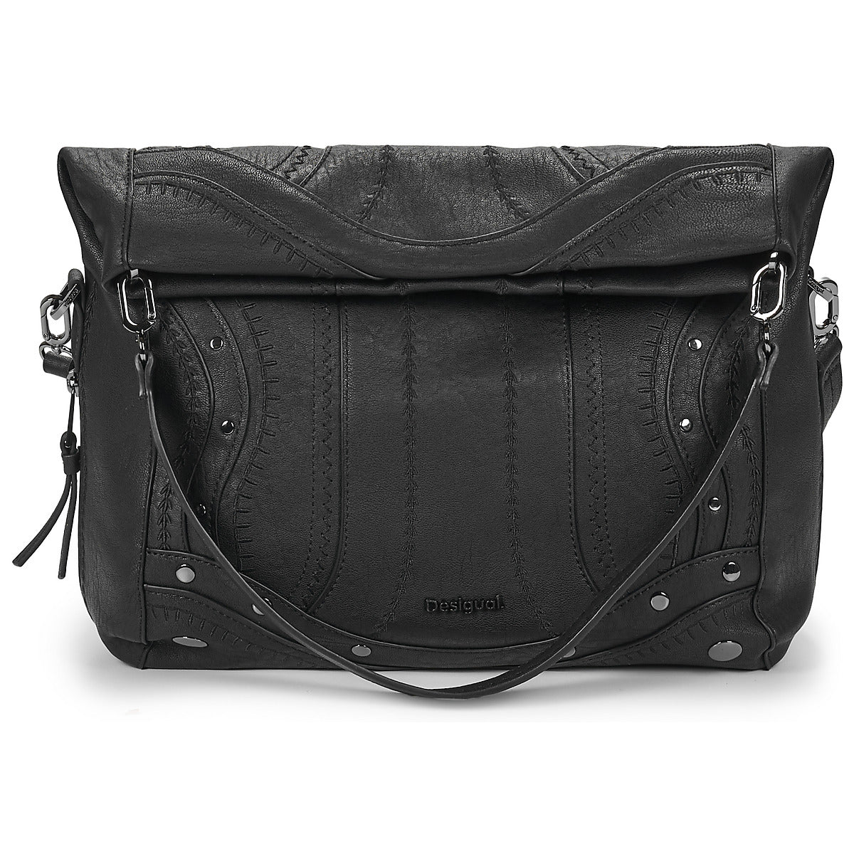 Borsa a tracolla Donna Desigual  EMBRO PATCH LOVERTY  Nero