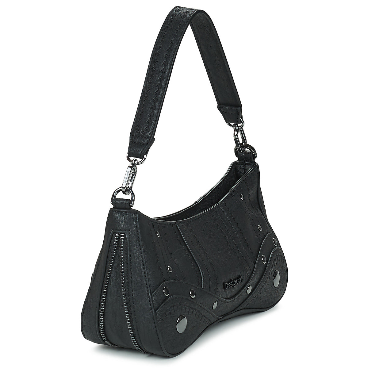 Borsa a spalla Donna Desigual  EMBRO PATCH ALSACIA  Nero