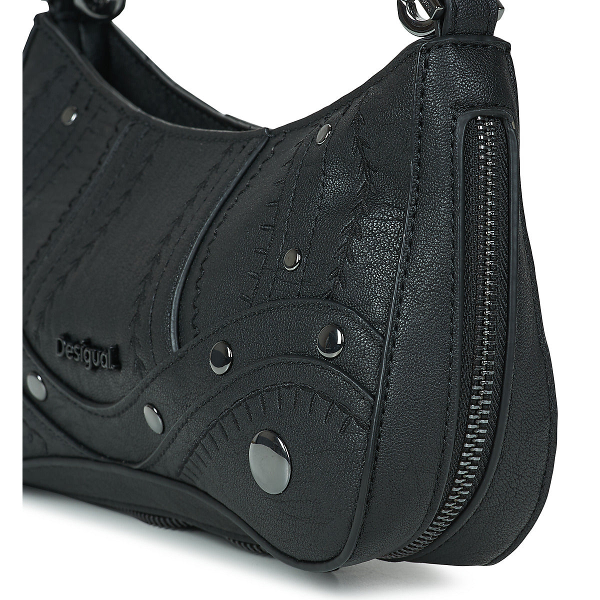 Borsa a spalla Donna Desigual  EMBRO PATCH ALSACIA  Nero