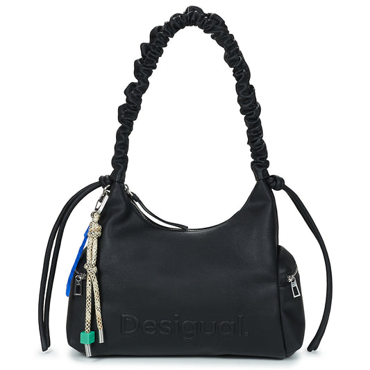 Borsa a spalla Donna Desigual  HALF LOGO MONTVILLE  Nero