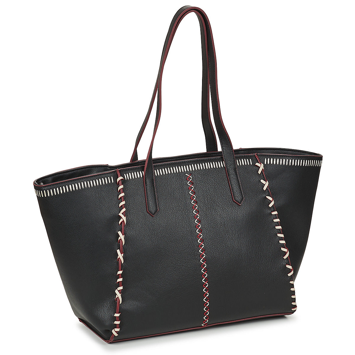 Borsa Shopping Donna Desigual  MANHATTAN PESPUNTES GUIMAR  Nero