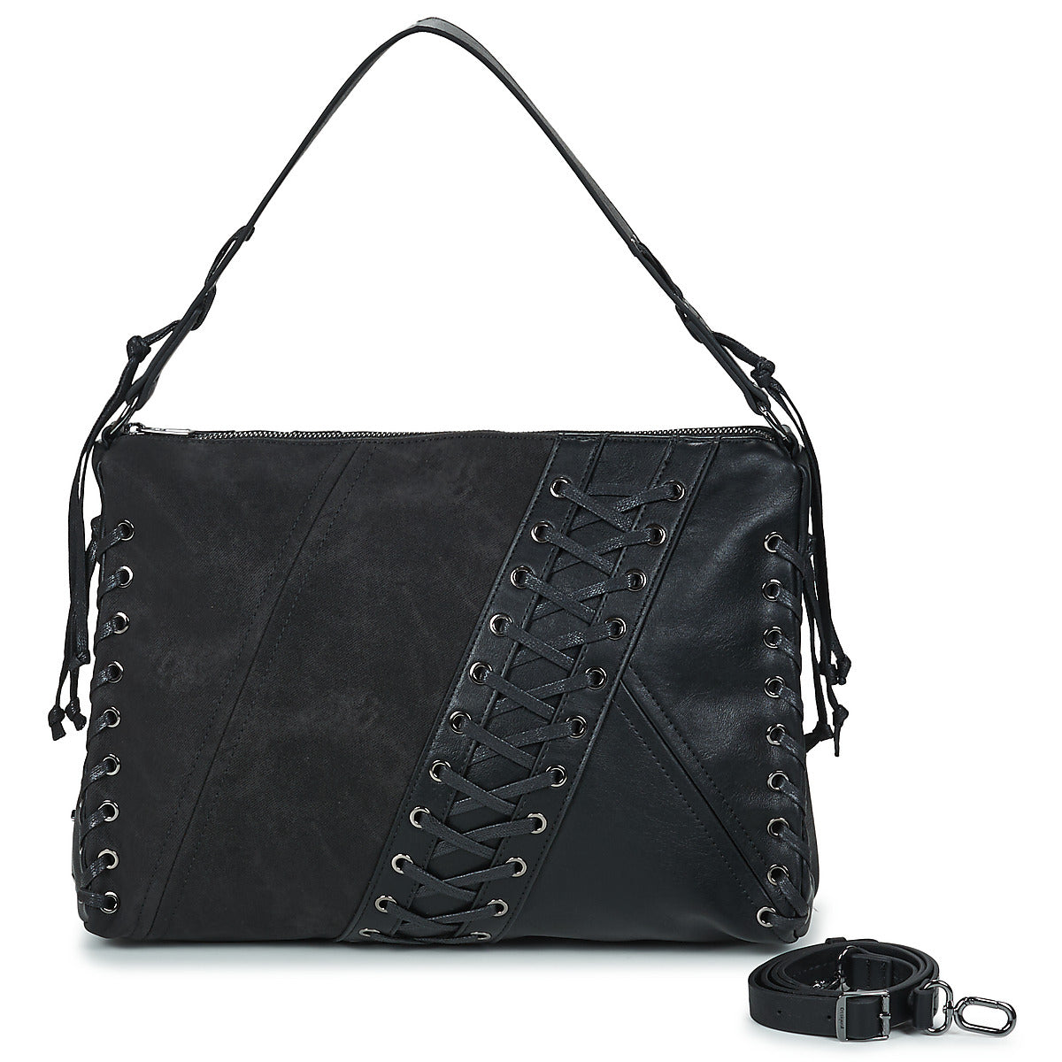 Borsa a spalla Donna Desigual  TANGO BLACK PATCH LEIRIA  Nero