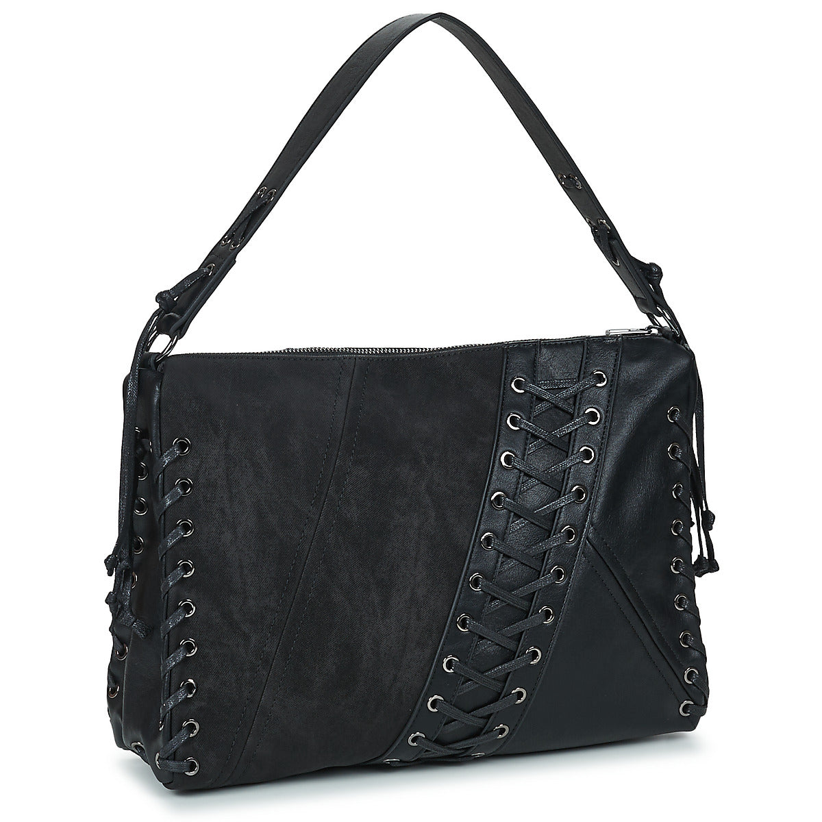 Borsa a spalla Donna Desigual  TANGO BLACK PATCH LEIRIA  Nero