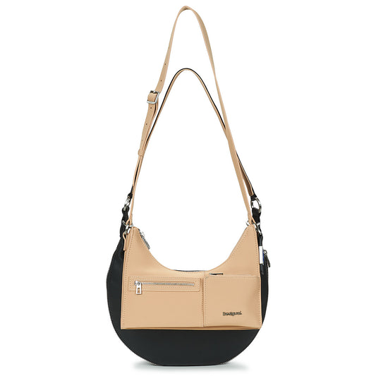 Borsa a spalla Donna Desigual  DELTA LYRA BLACK  Nero