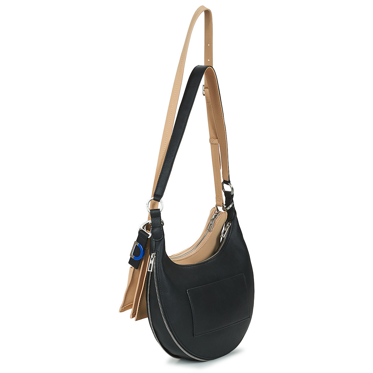 Borsa a spalla Donna Desigual  DELTA LYRA BLACK  Nero
