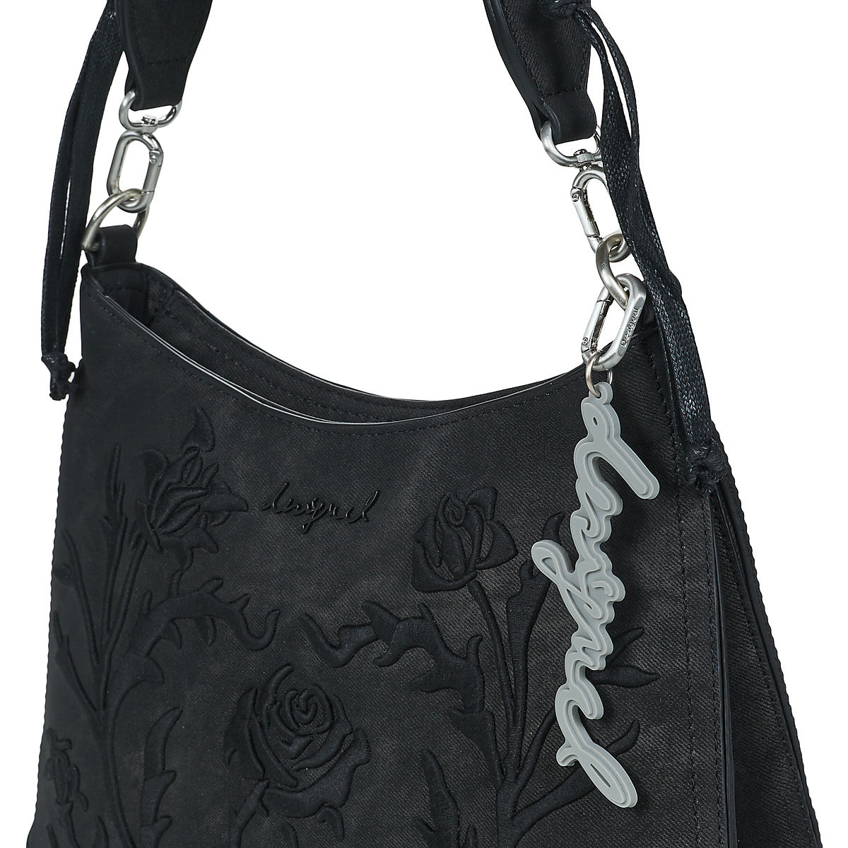 Borsa a spalla Donna Desigual  ROMEO FLORAL MANAOS 2.0  Nero