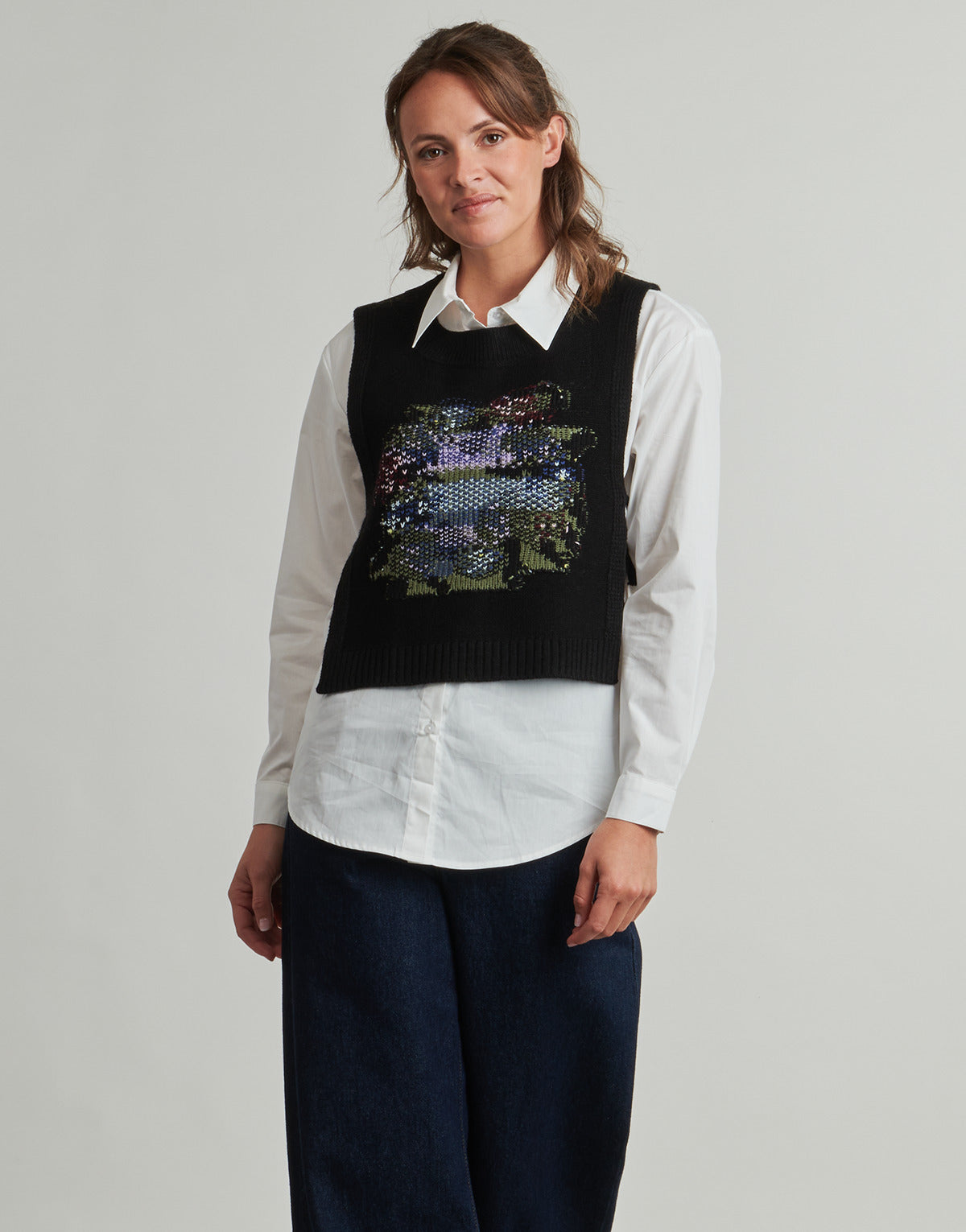 Maglione Donna Desigual  CHALECO  Multicolore