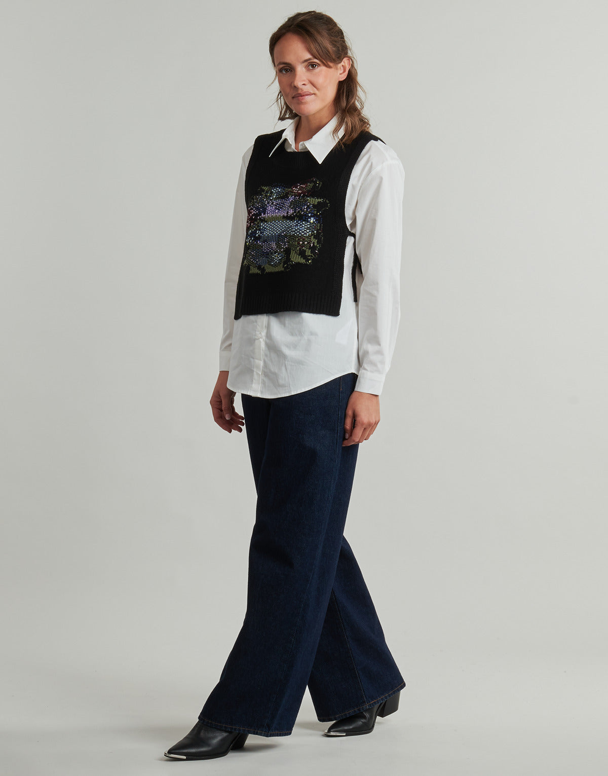 Maglione Donna Desigual  CHALECO  Multicolore