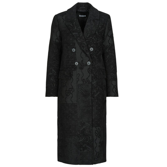 Mantella Donna Desigual  PATCH BLACK  Nero