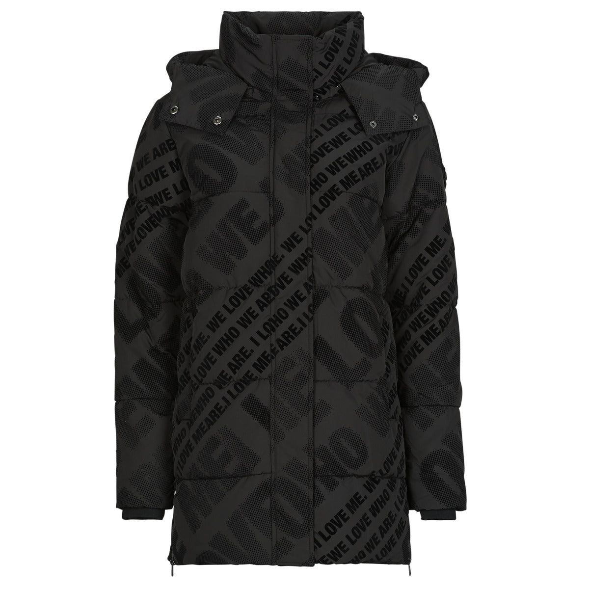 Piumino Donna Desigual  CADERA FLOCK  Nero