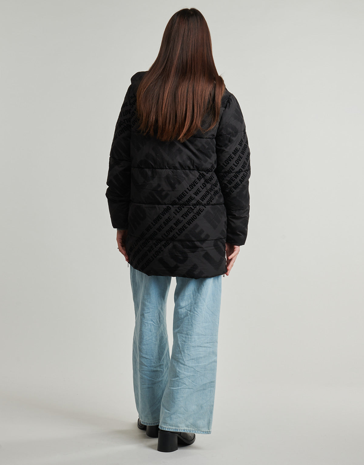 Piumino Donna Desigual  CADERA FLOCK  Nero