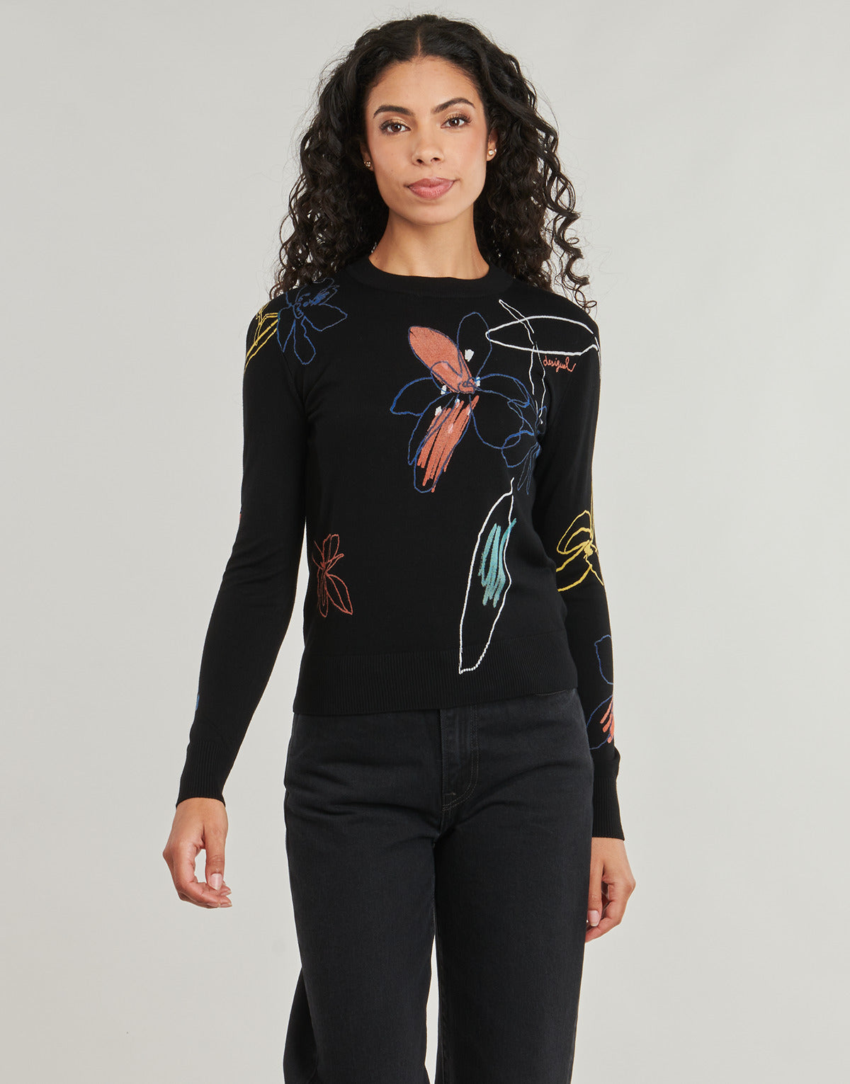 Maglione Donna Desigual ARTY Nero