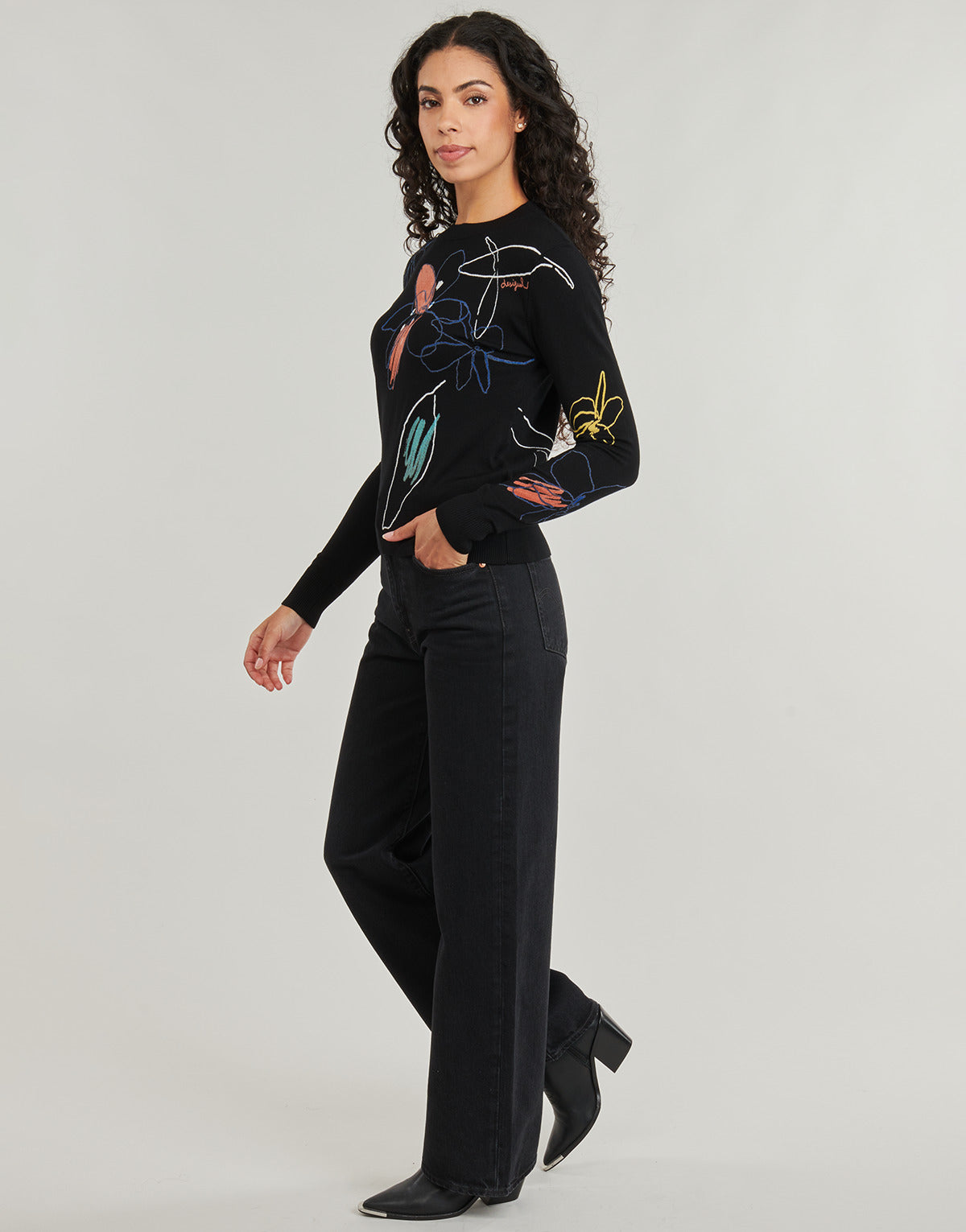 Maglione Donna Desigual ARTY Nero