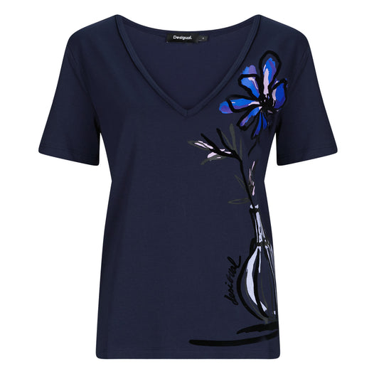 T-shirt Donna Desigual DUMAS Marine