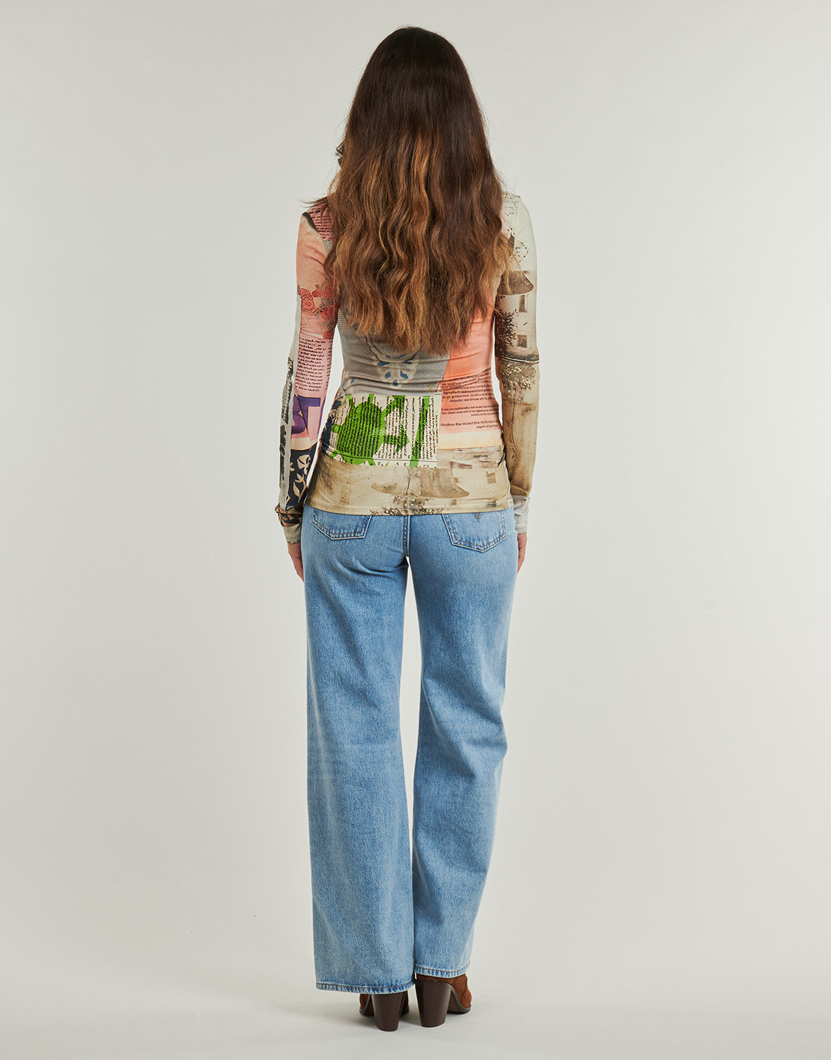 T-shirts a maniche lunghe Donna Desigual  LIMBANI  Multicolore